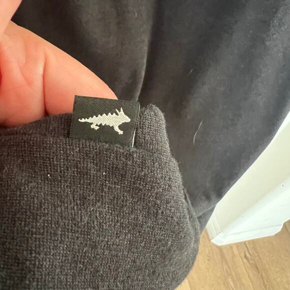 Horny Toad Women’s Lyocell Cotton Short Sleeve Shirt Dress Black Size Large - Picture 7 of 10